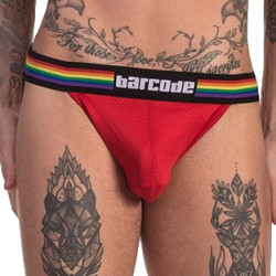 Barcode Berlin Jockstrap Barcode Pride rouge